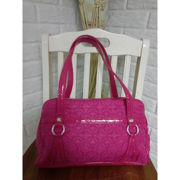 Vera Bradley Handbags - Vera Bradley Quilted Fuchsia Shoulder Bag